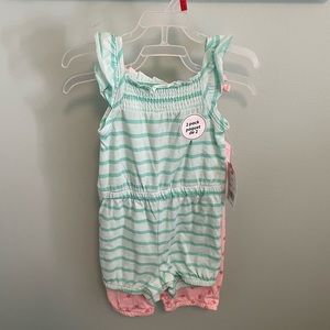 George 2 Pack Rompers
